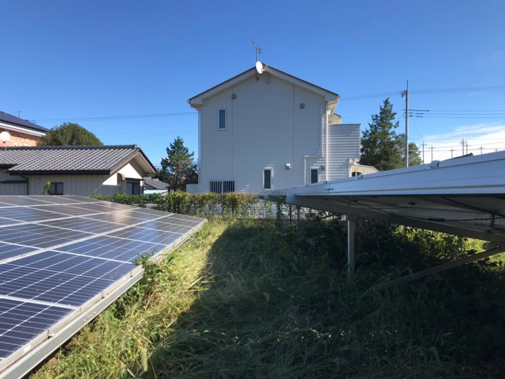 群馬県太田市 除草作業前1