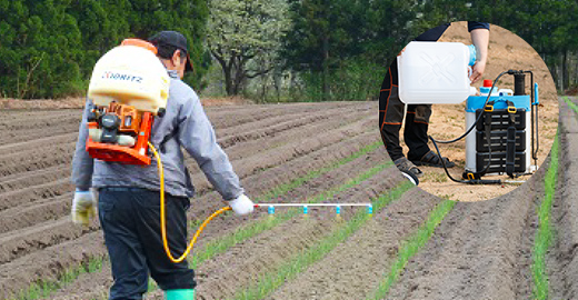 草刈りの頻度を減らす除草剤を散布